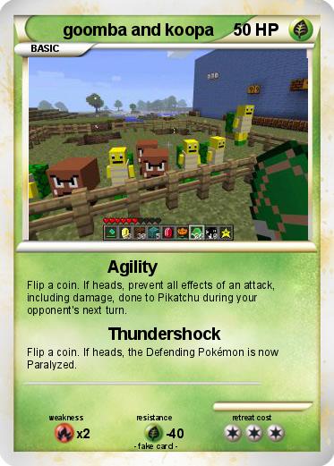 Pokemon goomba and koopa