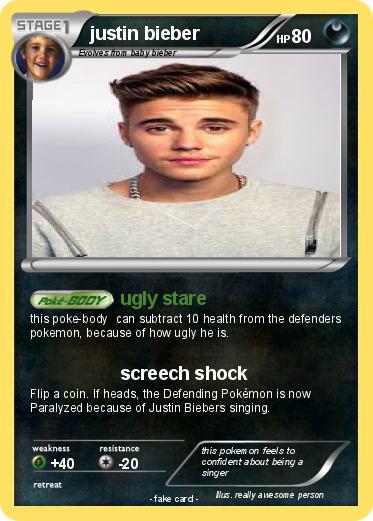Pokemon justin bieber