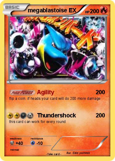 Pokemon megablastoise EX