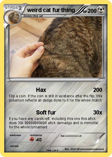 Pokemon weird cat fur thing