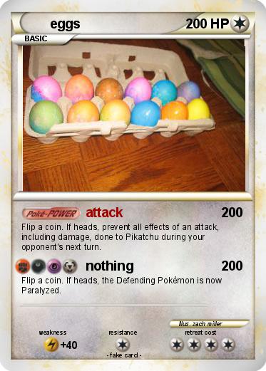 Pokemon eggs