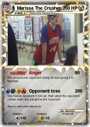 Pokemon Marissa The Crusher