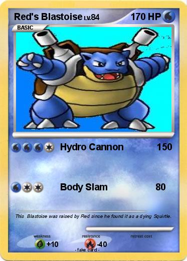 Pokemon Red's Blastoise