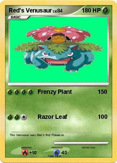 Pokemon Red's Venusaur