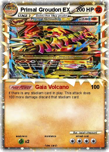 Pokemon Primal Groudon EX