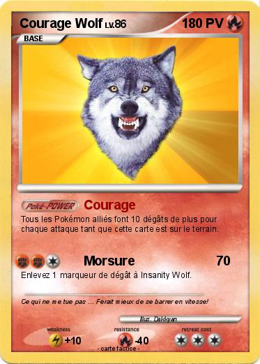 Pokemon Courage Wolf