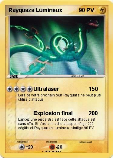 Pokemon Rayquaza Lumineux