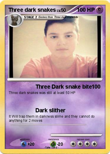 Pokemon Three dark snakes