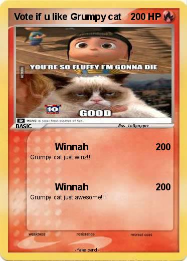 Pokemon Vote if u like Grumpy cat