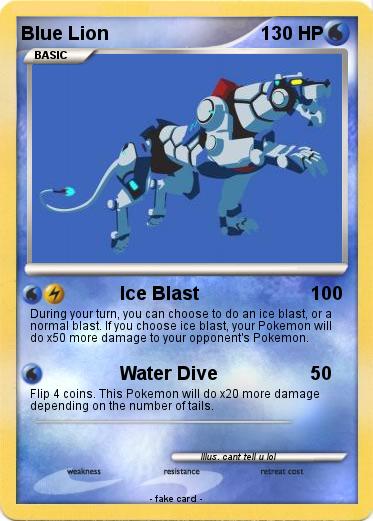 Pokemon Blue Lion