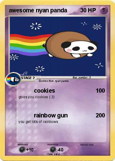 Pokemon awesome nyan panda