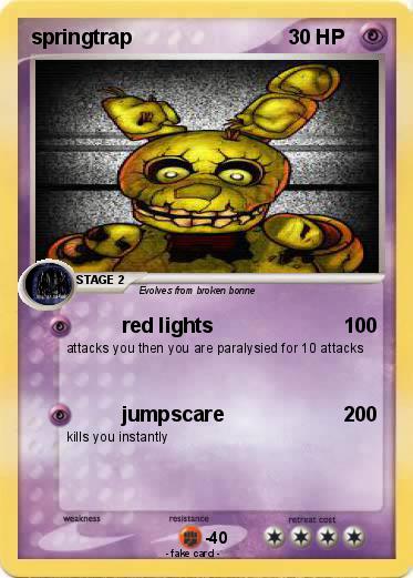 Pokemon springtrap