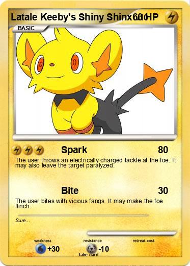 Pokemon Latale Keeby's Shiny Shinx