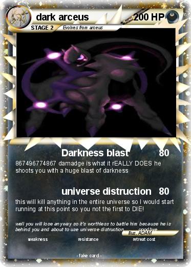 Pokemon dark arceus