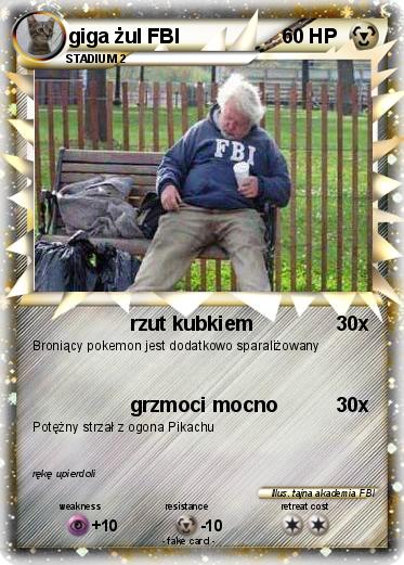 Pokemon giga żul FBI