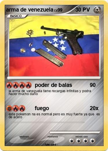 Pokemon arma de venezuela