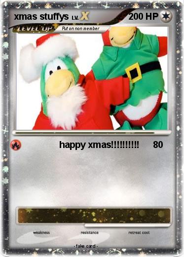 Pokemon xmas stuffys