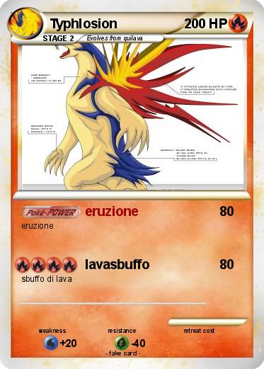 Pokemon Typhlosion