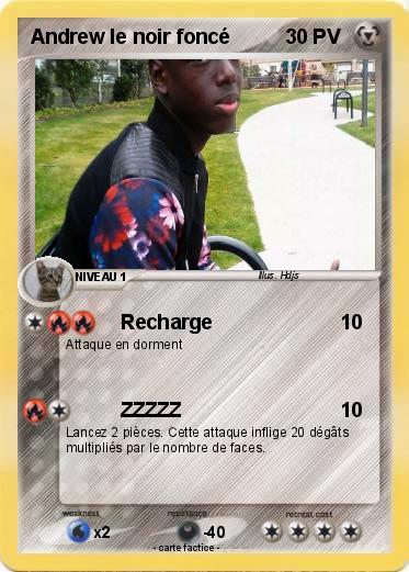 Pokemon Andrew le noir foncé