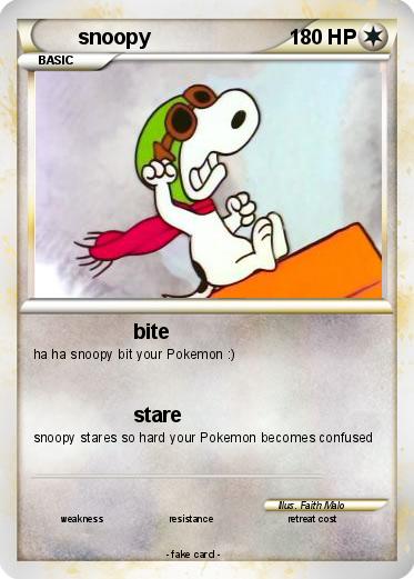 Pokemon snoopy