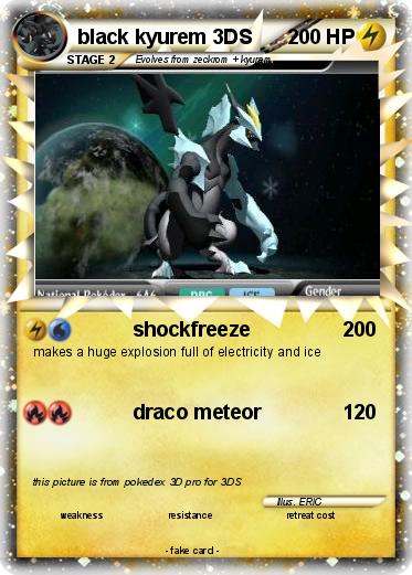 Pokemon black kyurem 3DS