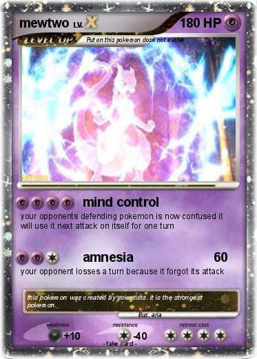 Pokemon mewtwo