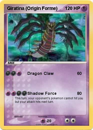 Pokemon Giratina (Origin Forme)
