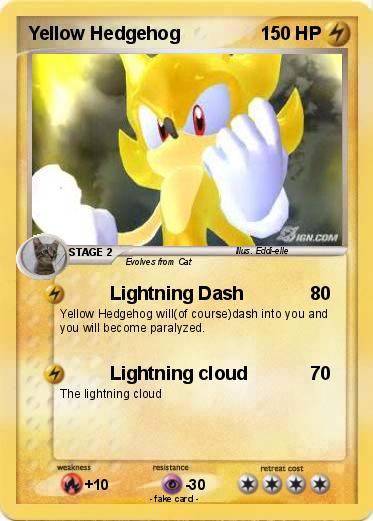 Pokemon Yellow Hedgehog