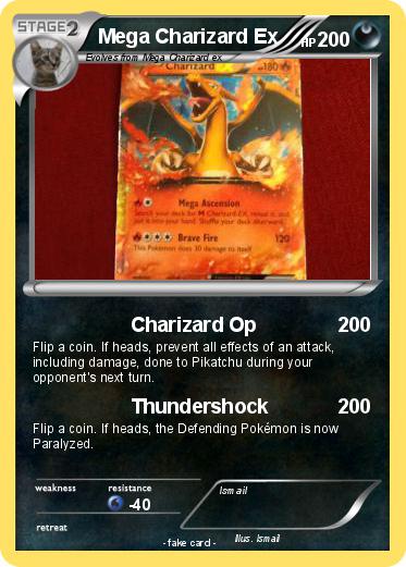 Pokemon Mega Charizard Ex