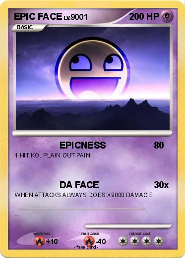 Pokemon EPIC FACE