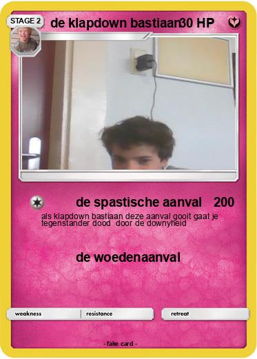 Pokemon de klapdown bastiaan