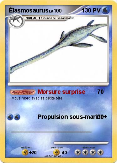 Pokemon Élasmosaurus