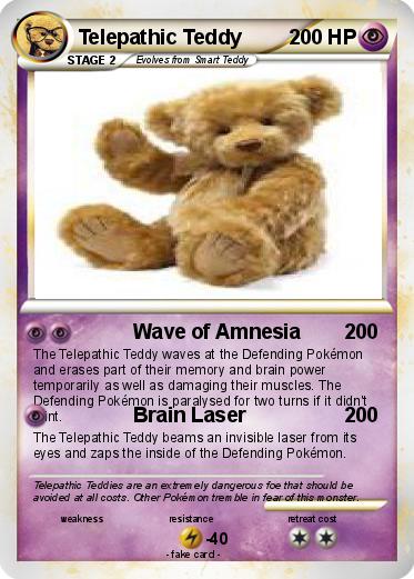 Pokemon Telepathic Teddy