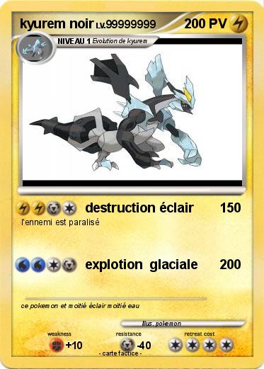 Pokemon kyurem noir