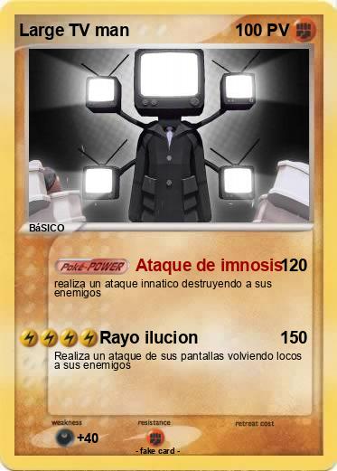 Pokemon Large TV man