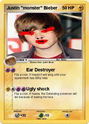 Pokemon Justin ''monster'' Bieber