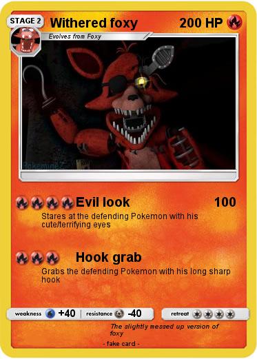Pokemon Withered foxy