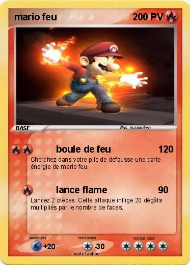 Pokemon mario feu