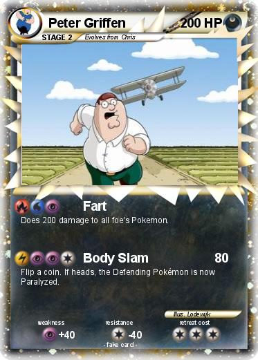 Pokemon Peter Griffen