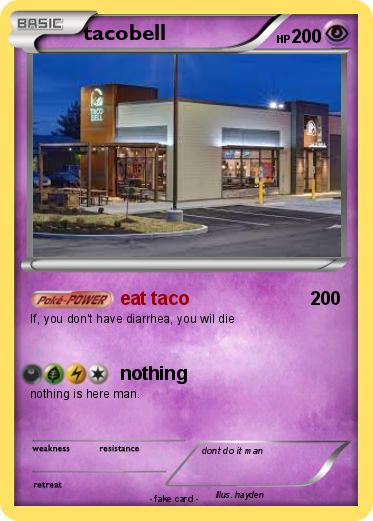 Pokemon tacobell