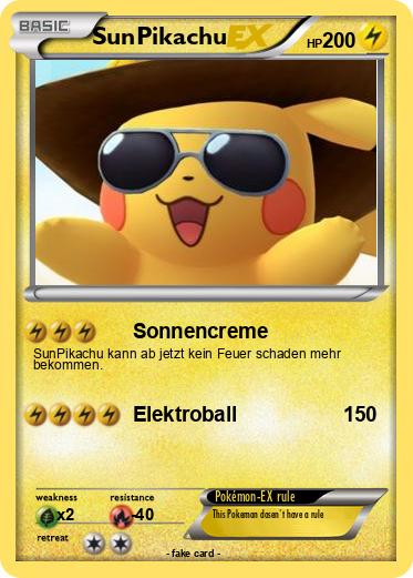 Pokemon SunPikachu