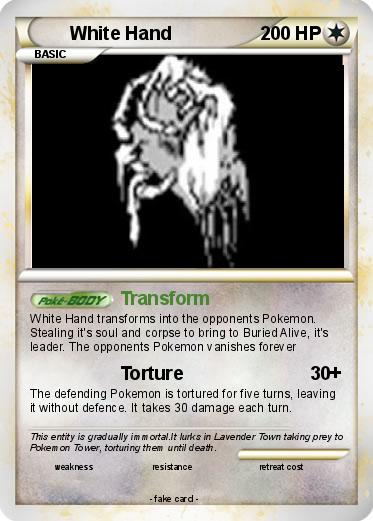 Pokemon White Hand