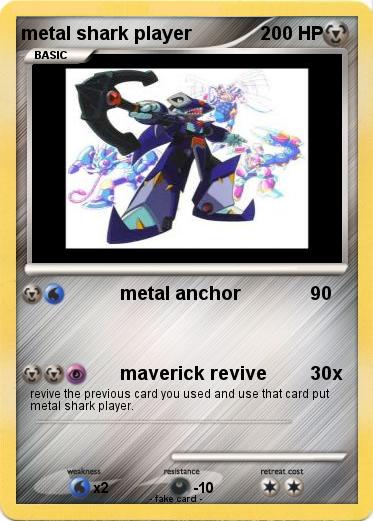 Pokemon metal shark player