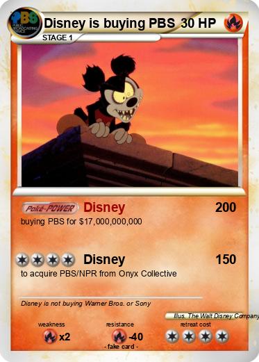 Pokemon Disney is buying PBS