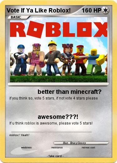 Pokemon Vote If Ya Like Roblox!