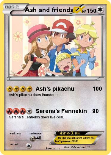 Pokemon Ash and friends