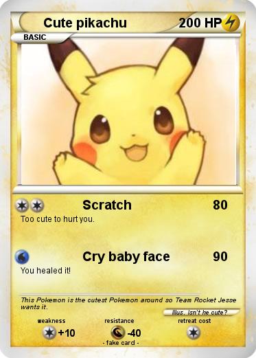 Pokemon Cute pikachu