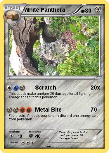 Pokemon White Panthera