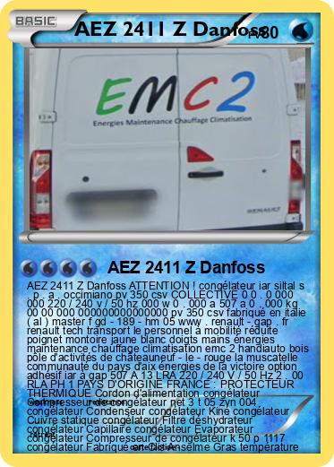 Pokemon AEZ 2411 Z Danfoss