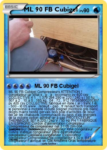 Pokemon ML 90 FB Cubigel